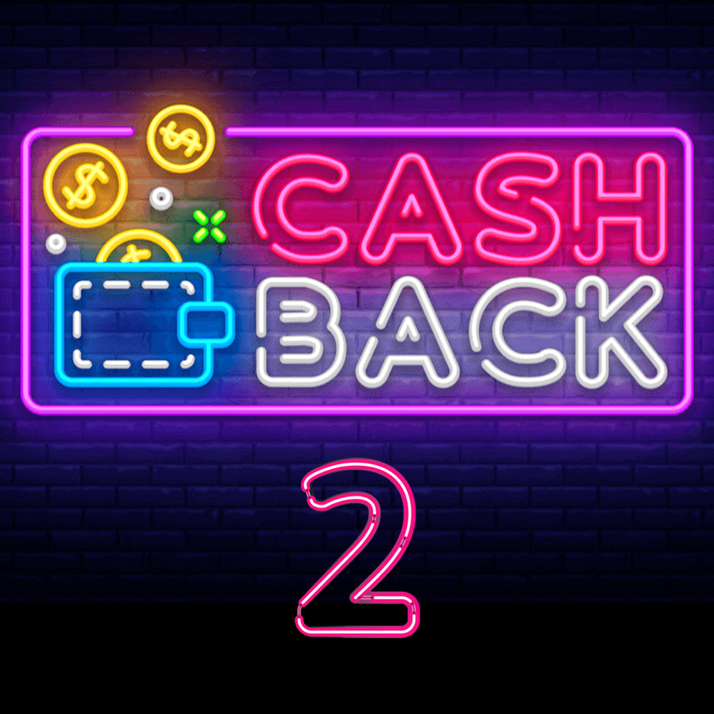 R$ 2 reais de Cash Back