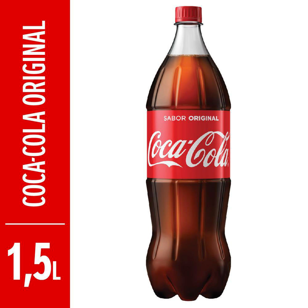 1 Coca Cola tradicional 1,5L